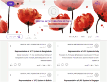 Tablet Screenshot of martialartsolympic.persianblog.ir